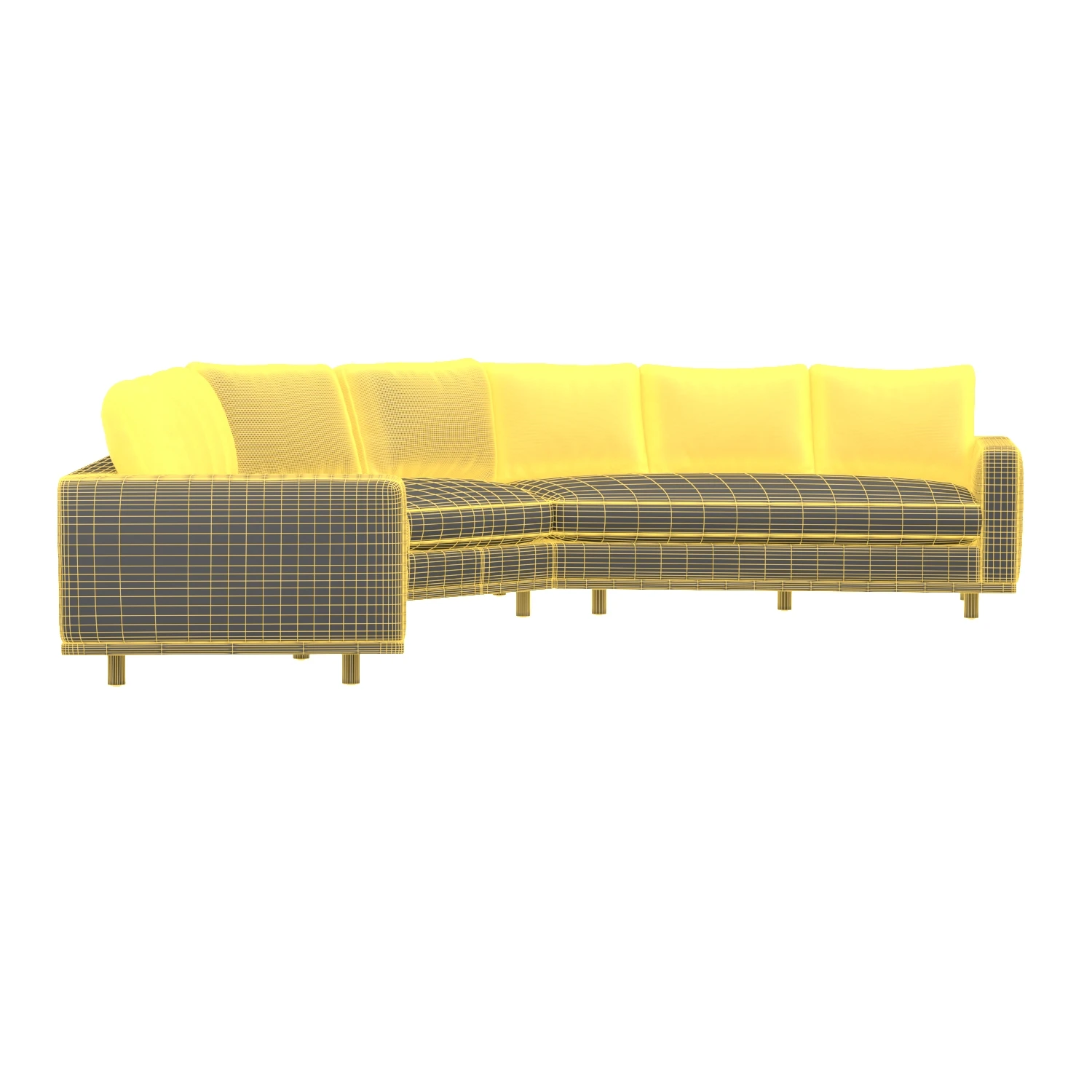 Four Hands Sofa Collection 05 3D Model_010